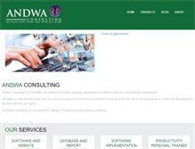 Tablet Screenshot of andwa.com